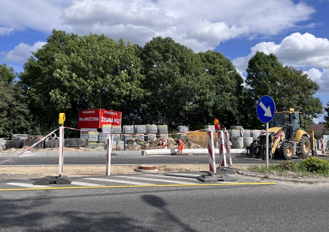 Rozbudowa ul. Warszawskiej [wrzesień 2023]